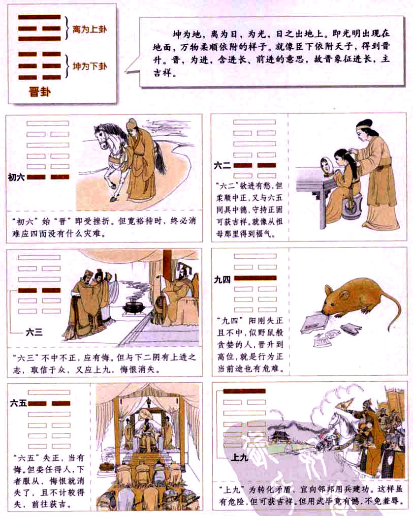 晋卦:依附明君,飞黄腾达